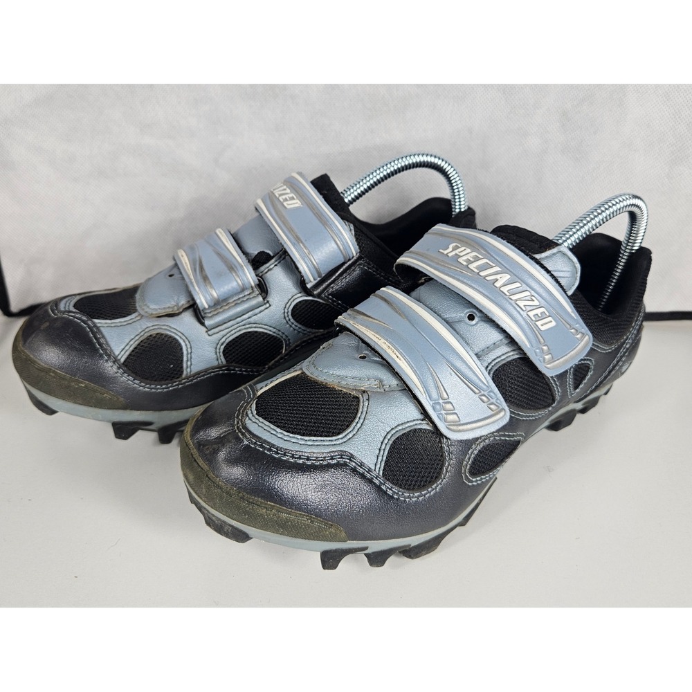 Specialized Body Geometry MTB Mountain Bike Cycling Shoes Black Blue SPD Size 39